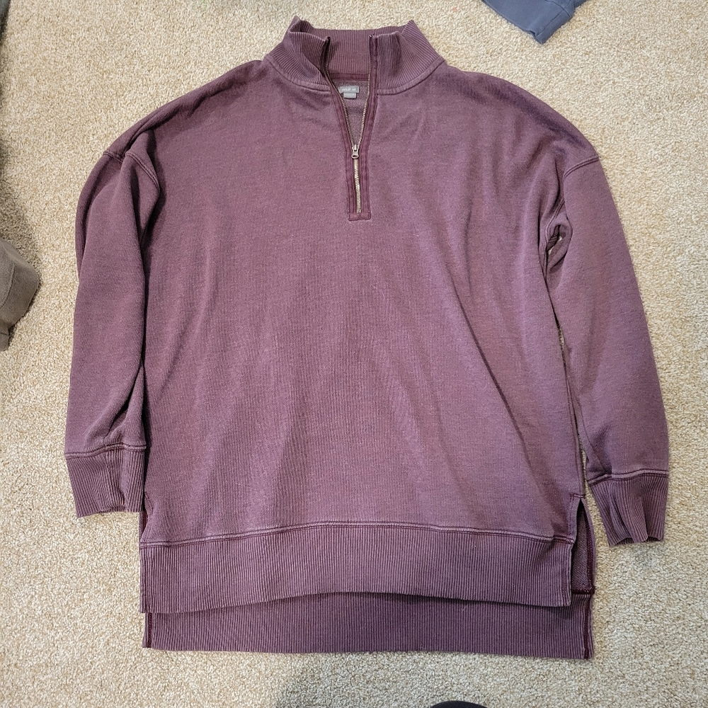 Aerie quarter zip sweatshirt